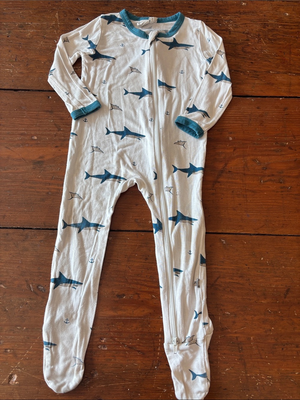 Kyte Baby Deep Sea Footie (6-12 Months)